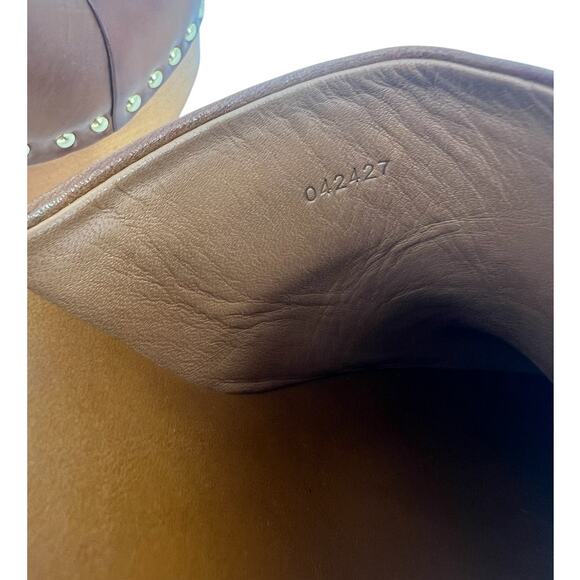 Chloe Jeanette Studded Platform Clogs - Picture 15 of 16